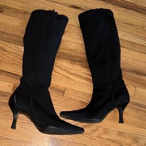 Nine West Elegant Black Knee-High Women's Boots